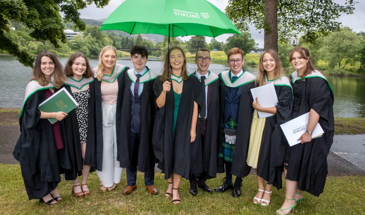 University of Stirling graduation.  Photo 4.