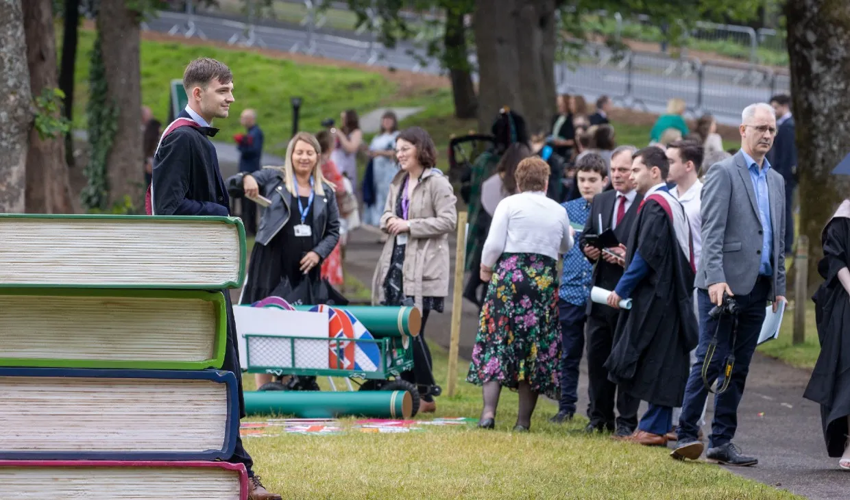 Graduates celebrating