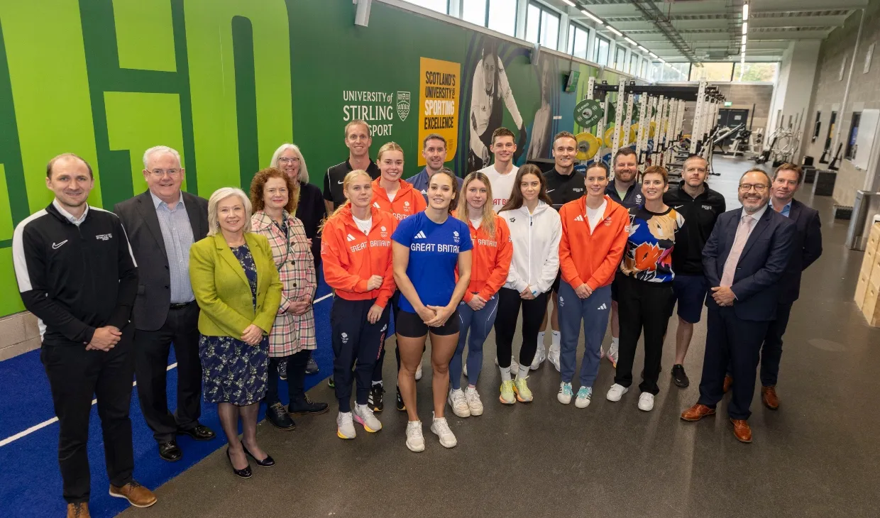 Olympians receive a warm welcome on their return to campus.