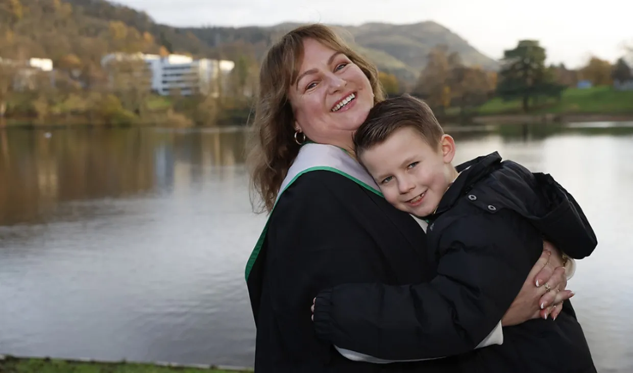 Winter graduation 2022 - graduates and families celebrate - f1b