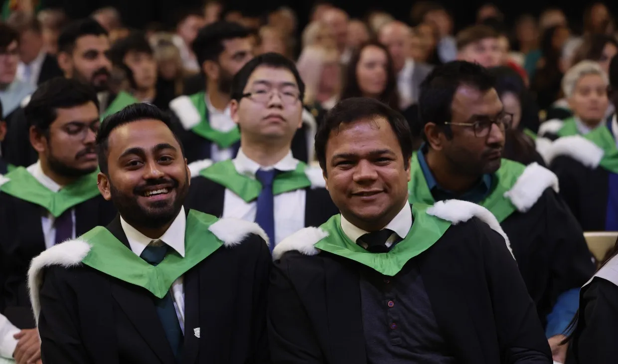 Winter graduation 2022 - graduates and families celebrate - f6b