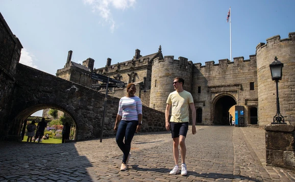 Students at Stirling Castle