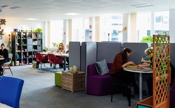 Semi-private chat areas in the Loch View Wellbeing Suite