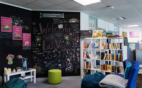 Main space in Loch View Wellbeing Suite