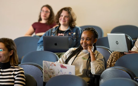 Students in a lecture