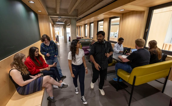 Group of PG students in Campus Central