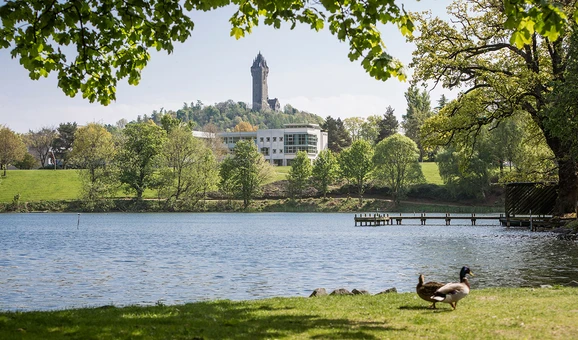 Scenic Stirling University Campus