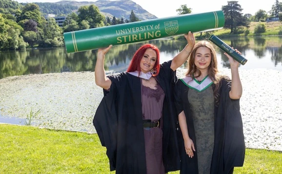 Graduates at the loch