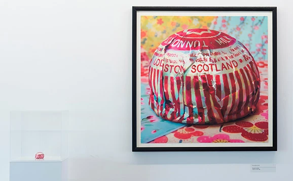 Tunnocks Teacake painting by Fiona Watson