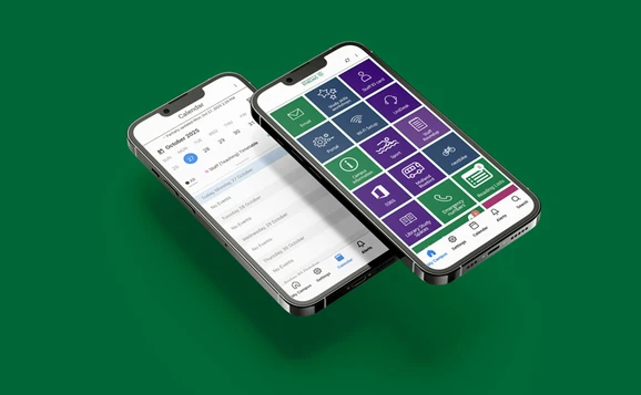 Stirling app phone mockup