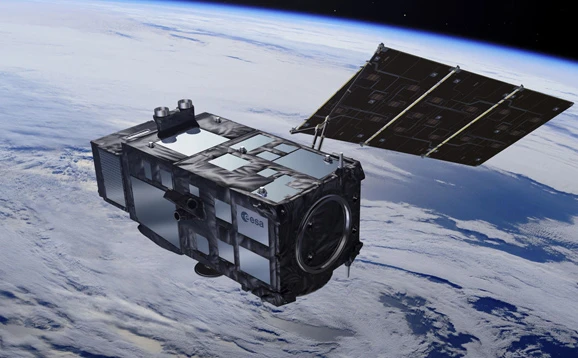 Satellite in orbit