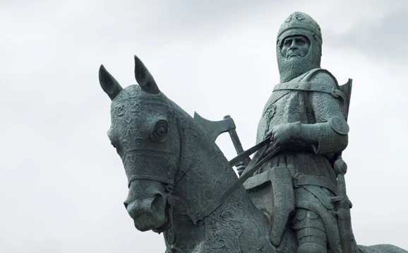 Statue of Robert the Bruce in Bannockburn