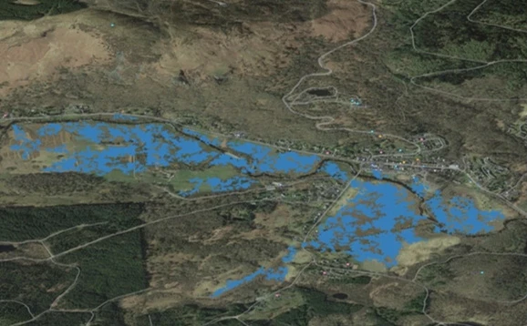 Satellite image of Forth Valley
