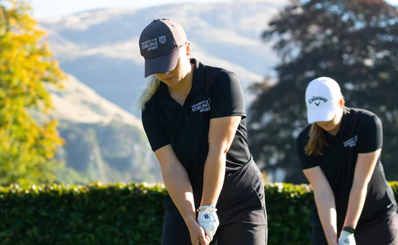 Golfers at the University of Stirling