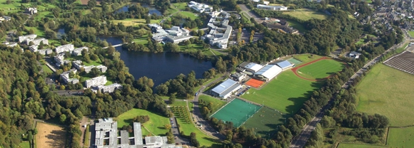 Aerial photo of the campus