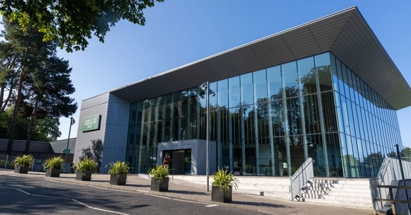 The exterior of the Sports Centre
