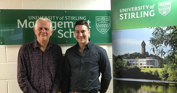 Albune Prize Winner Christopher Fraser-Lewis with John Scott