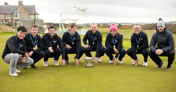 Stirling's winning men's golfers