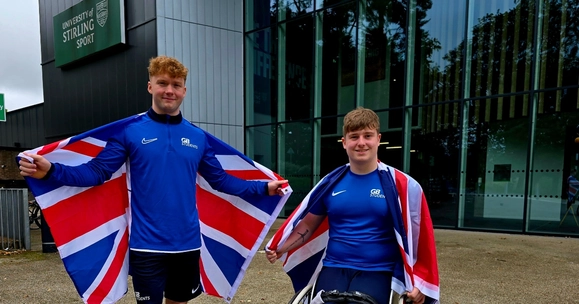 Cameron Lynn, left, and Shayne Humphries are travelling to Germany with GB Students.