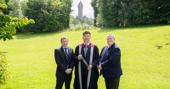 University of Stirling student’s 5,000-mile journey to celebrate history-making degree