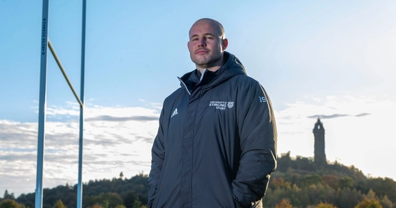 Allan Dell pictured at University of Stirling pitches.