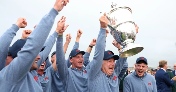 Stirling's Dean Robertson captains Great Britain and Ireland to historic Walker Cup win