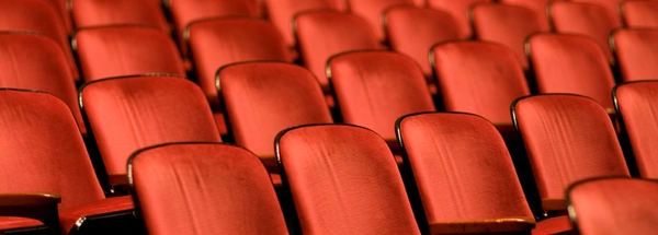 Red cinema seats