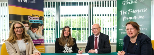 (l-r) Lynn Harris, Clare Flynn, Dr John Rogers, Rebecca Pankhurst