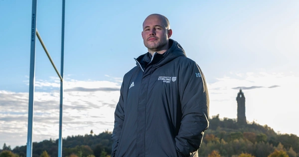 Allan Dell pictured at University of Stirling pitches.