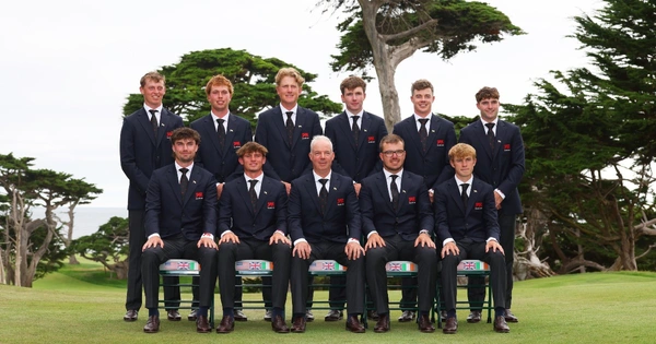 Dean Robertson at the 2025 Walker Cup.
