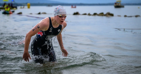 Millie Breese competes in the World University Championships in Nyon, Switzerland.