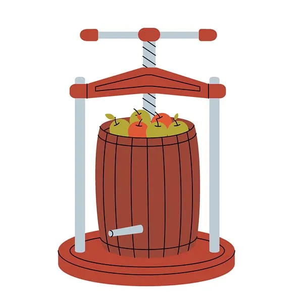 Image: Apple pressing workshop