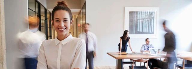Business woman in office