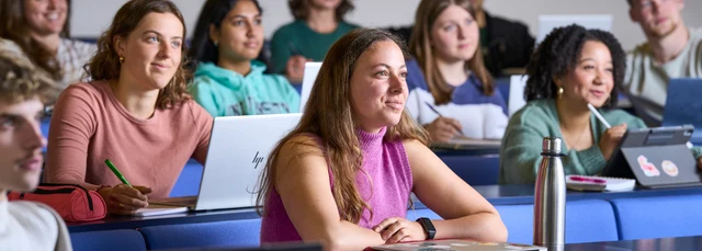 Students in lecture theatre