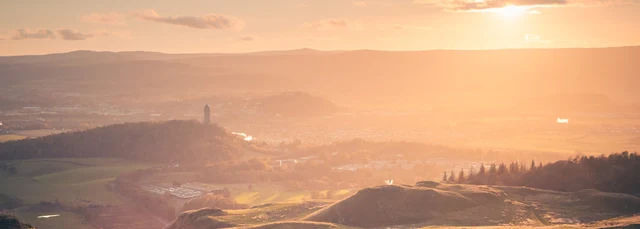 View of Forth Valley from Dumyat