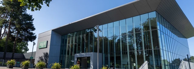 Exterior of University of Stirling sports centre