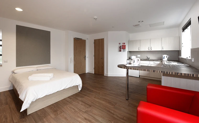 juniper court studio bedroom