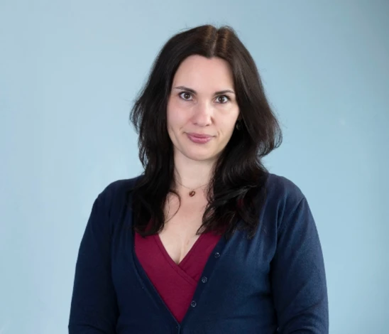Woman looking at camera