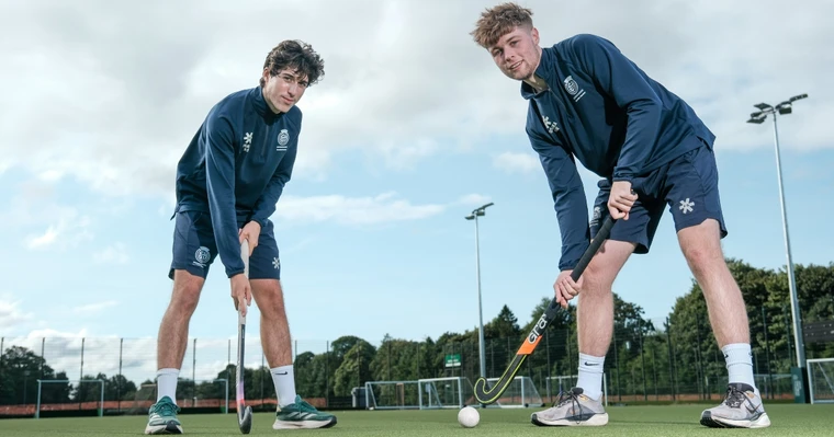 Image for article: Stirling hockey players celebrate historic Scotland success