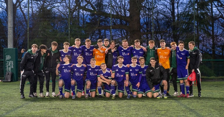 Image for article: Stirling student footballers win top UK league for fifth time in six years