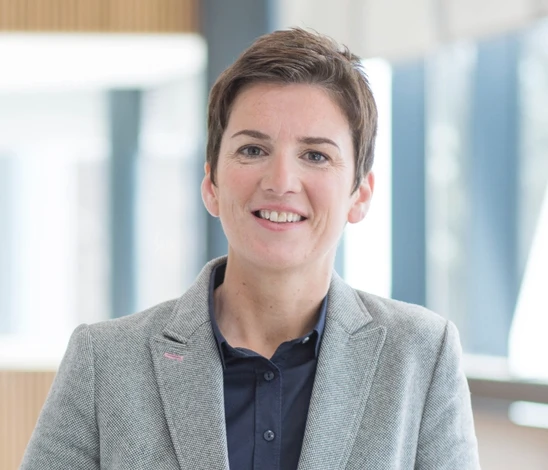 Cathy Gallagher, Executive Director of Sport at the University of Stirling, head shot.