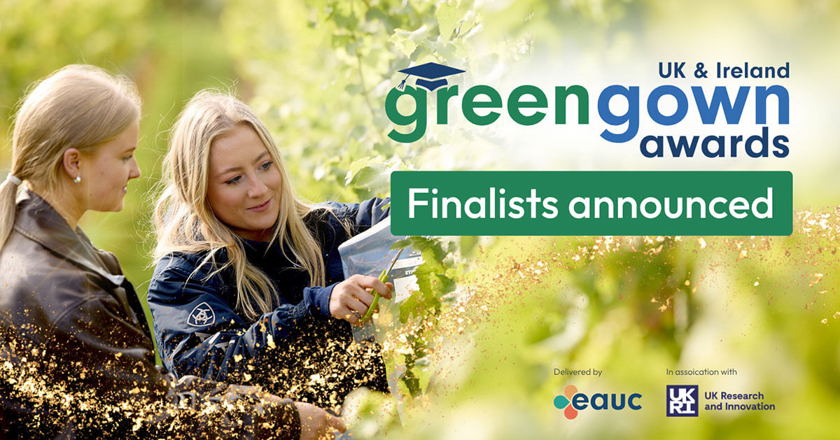 UKI Green Gown Awards 2026 finalists graphic